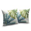 Kwlegh Monstera Palm Leaf Pillow Covers 18x18 Set of 2