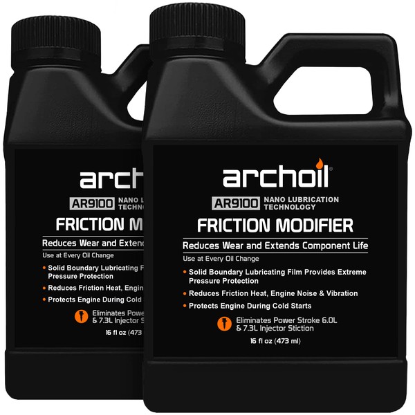 Archoil AR9100 Friction Modifier Value Pack - Two 16oz Bottles