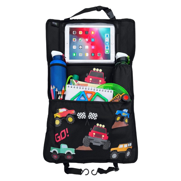 HECKBO 1 x Children's Car Seat Organiser with Adjustable Tablet