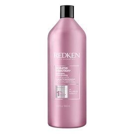 Redken Volume Injection Shampoo | For Fine Hair | Adding lift & Body | Paraben Free | 33.8 Fl Oz, 33.8 fl. oz