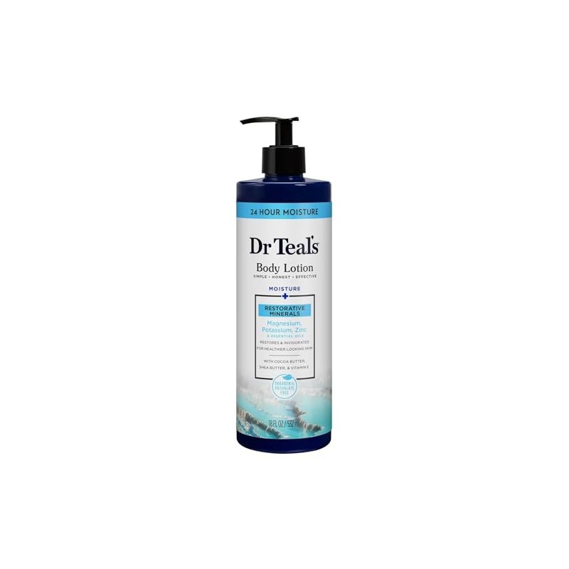 Loción Corporal Dr Teal's Minerales Restauradores 532ml Floral