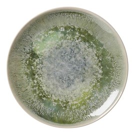 Ritzenhoff & Breker Cecina Dinner Plate, 26 cm, Modern Dinner Plate in Manufactory Look, Mix & Match Crockery, Dishwasher Safe and Suitable for Everyday Use, Stoneware, Jade