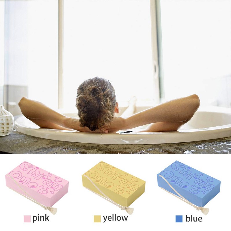 CHRUNONE 3 pcs Exfoliating Bath Sponge, Bath Sponge for Shower,