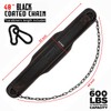 EvoFitness EVO Weightlifting dip belt Neoprene Gym Support Straps GEL