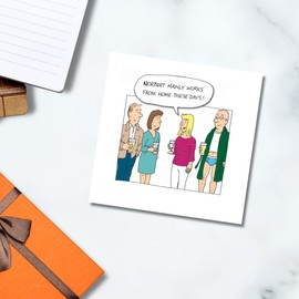 Funny Norbert Working From Home Birthday Card – Humorous UK Made Greeting Card