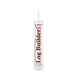 Log Builder Acrylic Latex Sealant, 30 oz Cartridge, Woodtone (Pack of 1)