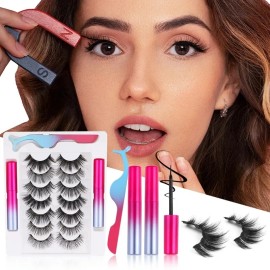 Unbranded Reusable False Eyelashes Set | Wispy, Natural & Glam Styles | Mixed Pack | Free