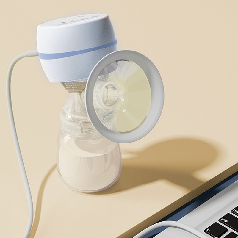 Electric Breast Pump Portable Rechargeable Silent Breastfeeding Milk Extractor Large