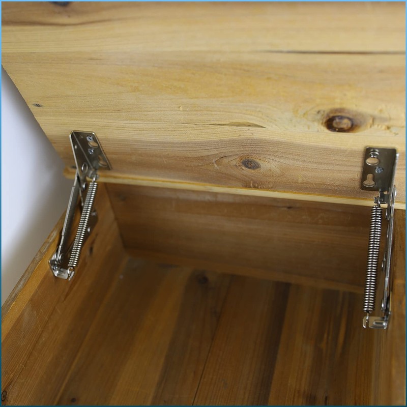 80 Degree Bench Seat Hinge - 1 Pair SUUJI Steel