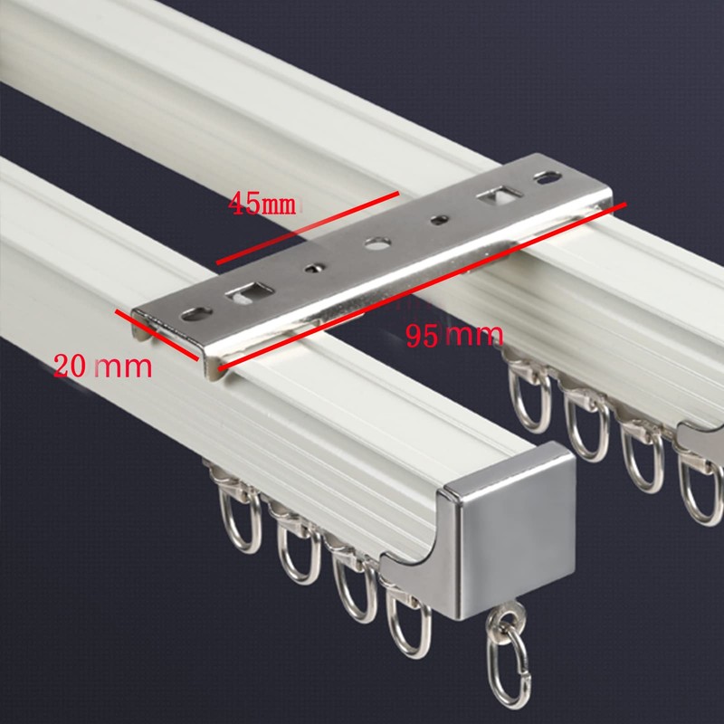 Dual Track Ceiling Mounting Brackets (4pcs), TOM TOOL Upgraded Aluminum