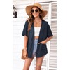 Wiwclo Women's 2025 Summer Lightweight Cardigan Short Sleeve Open Front