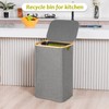 efluky Recycling Bin Holder 100L, 26 Gallon Trash Can with
