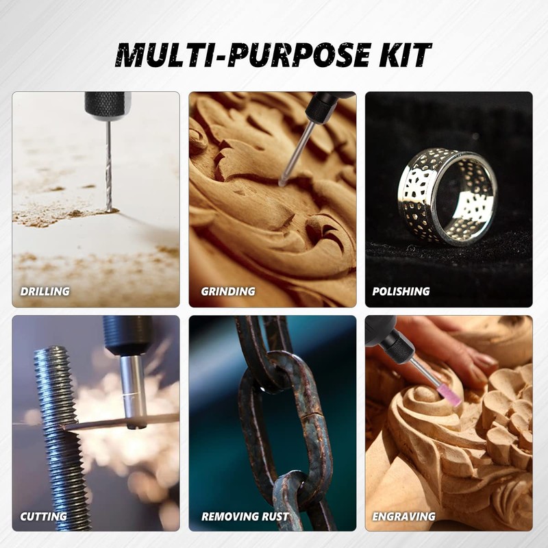 DNA MOTORING TOOLS-00163 Cordless Rotary Tool 12V Variable Speed Rechargeable