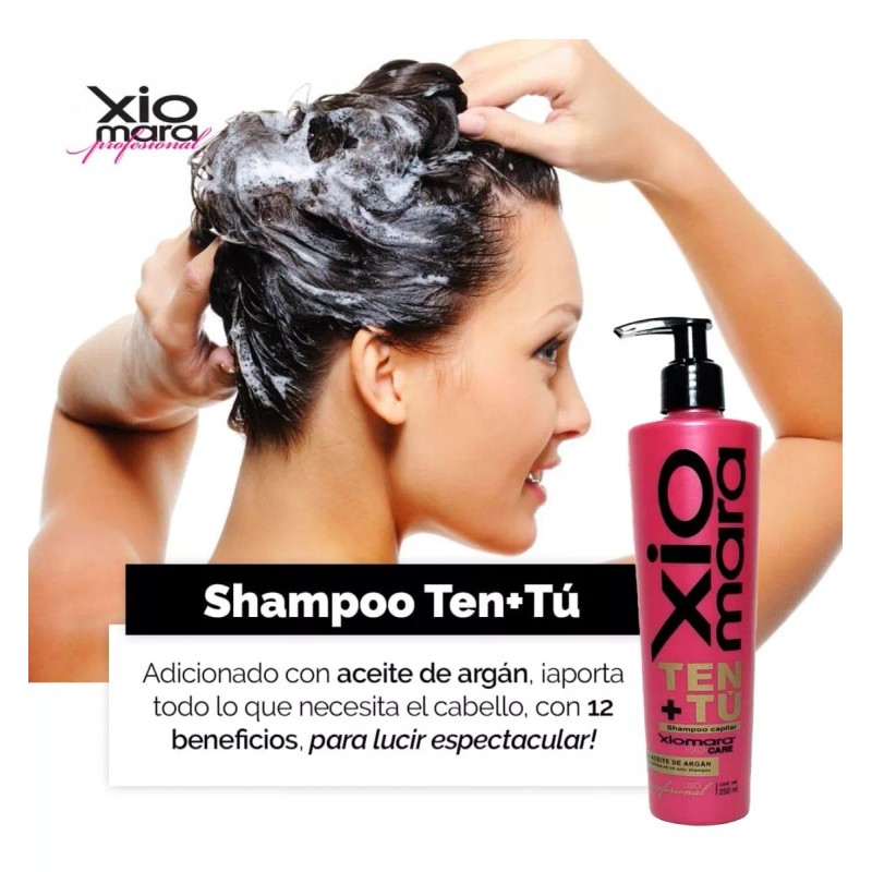 Xiomara Shampoo Ten Mas Tu Con Argan 12 Beneficios 250ml