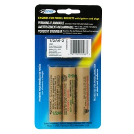 エステス 1593 1/2A6-2 モデルロケットエンジン パック (3本入り)