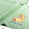 Towel Museum mofusand Sitting Towel Handkerchief, Green, Ebinyan, Cat Ribbon,