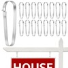 Daletu 16 PACKS Real Estate Sign Clips for Hanging Signs,