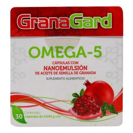 Granagard, Omega 5 Con Nanoemolusión De Aceite De Semilla De