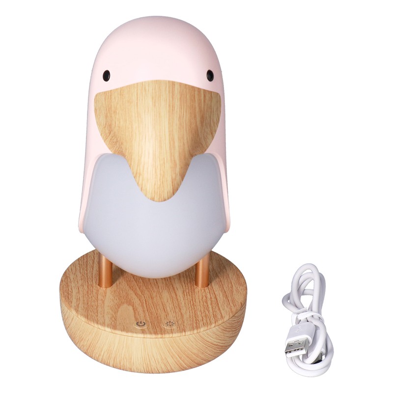 Innovative Bird Night Lamp ABS Breathing Night Light USB Charging
