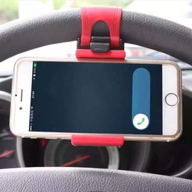 JQ Simple steering wheel holder, band type for securing car mobile phones / 간편한 핸들 거치대 밴드형 자동차 핸드폰 고정용