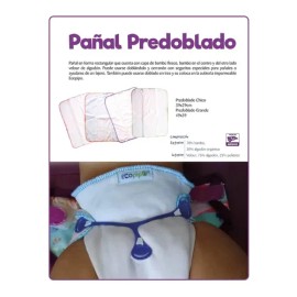 1 Pañal Predoblado Ecopipo Talla Chica                                                                                                                