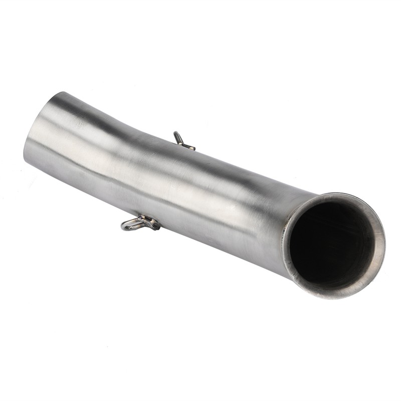 Motorcycle Full Exhaust System Vent Middle Pipe Link Connect for
