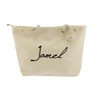 Olive-G Women's Canvas Tote Bag with Zipper