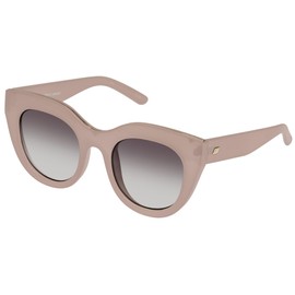 Le Specs Air Heart Sunglasses for Women CAT-Eye Frame Shape with High UV Protection, Khaki Grad/Oatmeal