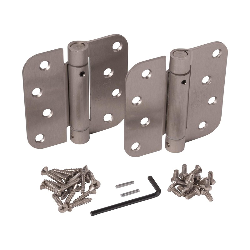 Hinge Outlet Adjustable Spring Hinges, 4 Inch with 5/8 Inch