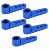 5Pcs 25T Servo Horns Aluminium Alloy Steering Servo Arms Blue