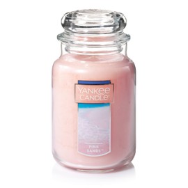 Yankee Candle Pink Sands Scented, Classic 22oz Large Jar Single Wick Candle, Over 110 Hours of Burn Time, Perfect for Creating Relaxing Atmosphere