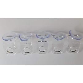 Reef-Geeks 5x single laser cut acylic frag rack (Crystal clear)