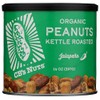 CBS Nuts Organic Kettle Roasted Jalapeno Peanuts, 14 OZ