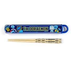 Sanrio 879398 Sanrio 879398 Doraemon Character Chopsticks & Case Set, Antibacterial, Name Sticker, Made in Japan