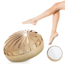 MAEXUS Crystal Hair Eraser Magic Eraser Hair Removal Device for Men and Women Gentle and Exfoliates Skin Suitable for Arms Legs Back (Shell-shaped Rose Gold)