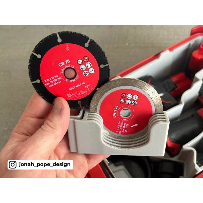 Jonah Pope Design M12 Cut Off Tool Insert for Milwaukee