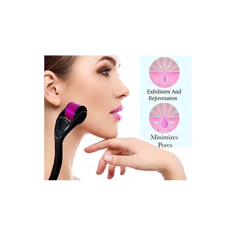 Dermaroller Facial Capilar Barba Regenera Colágeno 0.5mm