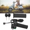 2 PCS Electric Bike Throttle Grip Kit Speed Control Grip