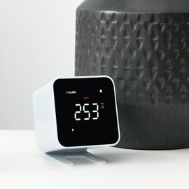 Ecosense EB100 EcoBlu, Home Radon Detector, Capture & Display Results Every 10 Minutes, Short & Long-Term Continuous Monitoring, Easy to Use