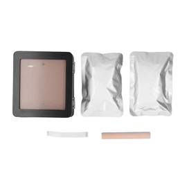 Sonogram Picture Frame 3 Folding Wood Pregnancy Baby First Photo Frame White Inkpad Black