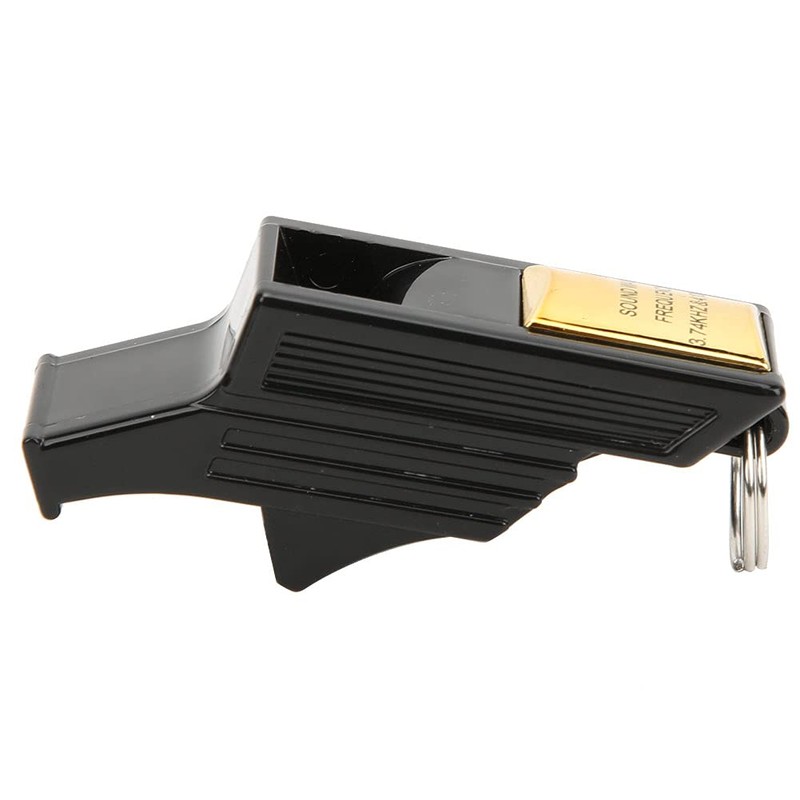 Molten Plastic Referee Whistle Valk-Ee-N, Black, Referee Whistle, Grip, Professional