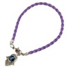 Accessory Hamsa Hand Kabbalah Purple Thread String Bracelet Evil Eye