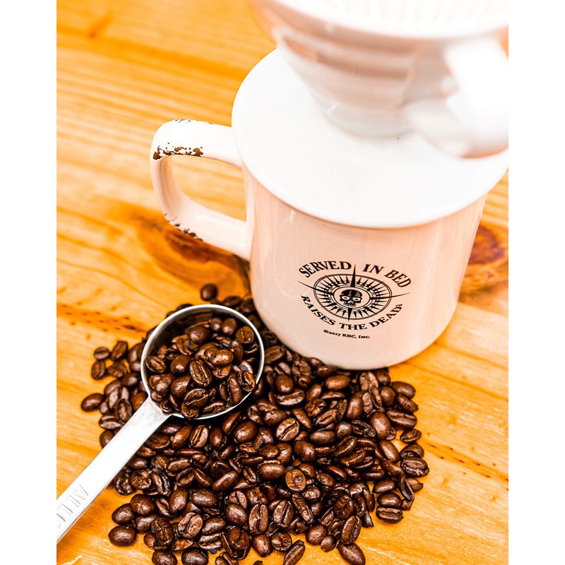 Raven's Brew Coffee High Caffeine Coffee Dark Roast Ground -