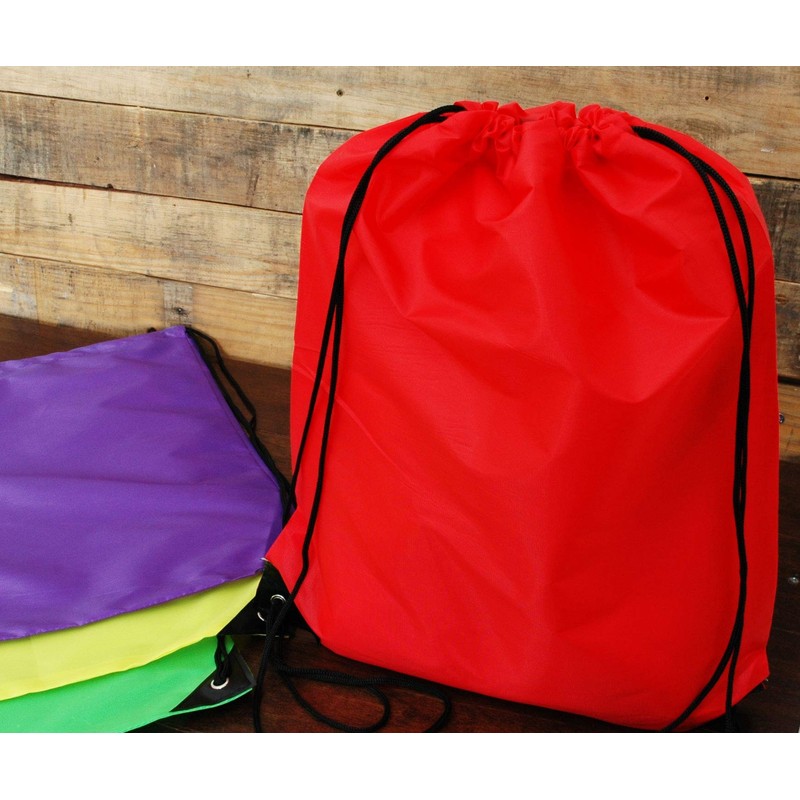 Threadart Mochila con cordón de 10 piezas, Azul, Large