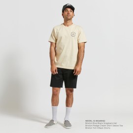 Brixton Unisex's Standard Rival C MP Snapback, Washed Black