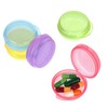 Sibba 5 Packs Small Pill Box Travel Pill Container Portable