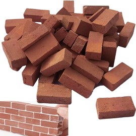 Miniature Brick Diorama Kit, 1/35, 250 Pieces, Mini Bricks, Concrete Blocks, Scenery, Buildings, Model (1/35)