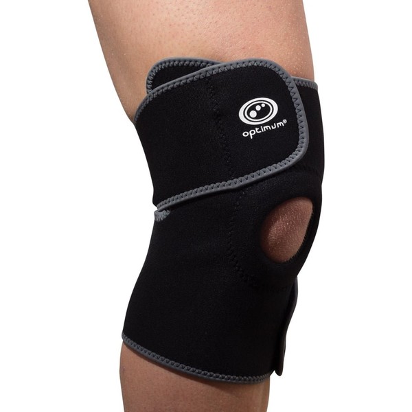 OPTIMUM Neoprene Open Knee Support - Black, One Size
