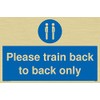 Please train back to back only