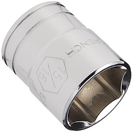 GEARWRENCH 1/2" Drive 6 Point Standard SAE Socket 15/16" - 80610D , Black